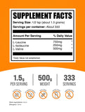 BulkSupplements polvo BCAA textura fina sin sabor, fácil de mezclar