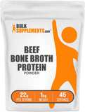 BulkSupplements envase delantero del producto mostrando formato y beneficio de proteína