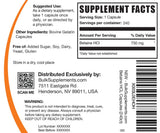 BulkSupplements detalle de cápsulas Betaine HCl mostrando textura y tamaño