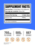 BulkSupplements textura en primer plano del polvo de Betaine HCl, fácil disolución
