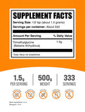 BulkSupplements textura en polvo fino de TMG para mezcla rápida y sin grumos
