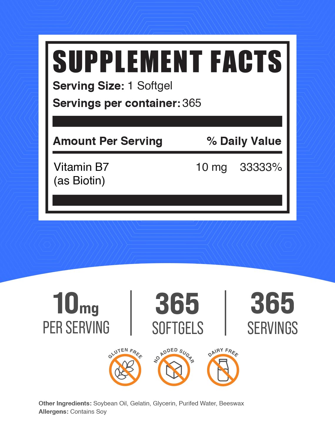 BulkSupplements primer plano de softgel y textura fácil de tragar