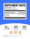 BulkSupplements primer plano de softgel y textura fácil de tragar