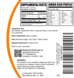 BulkSupplements caja abierta con cápsulas desplegadas para visualización del producto