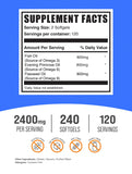 BulkSupplements cápsula blanda en primer plano, textura y facilidad de ingestión