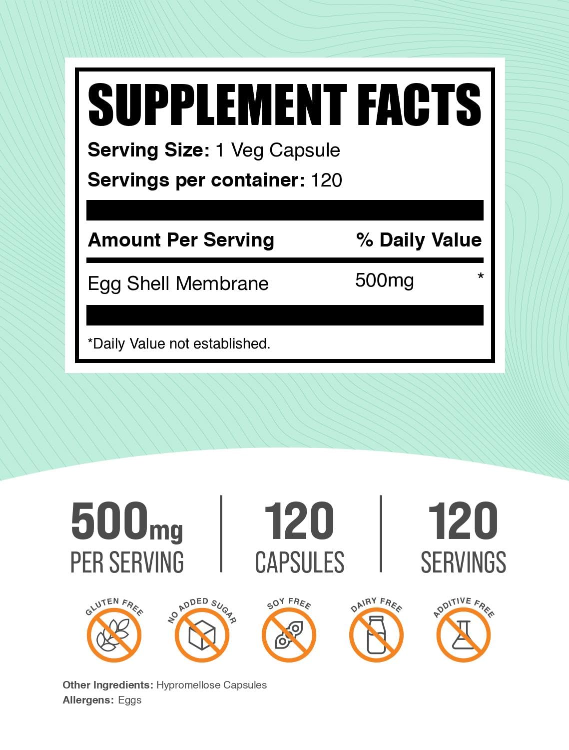 BulkSupplements primer plano de una cápsula mostrando textura y calidad