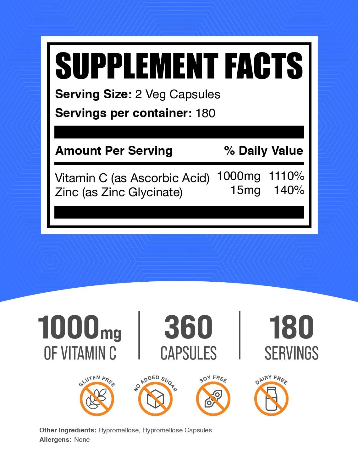 BulkSupplements primer plano de una cápsula vegana y su textura fácil de tragar