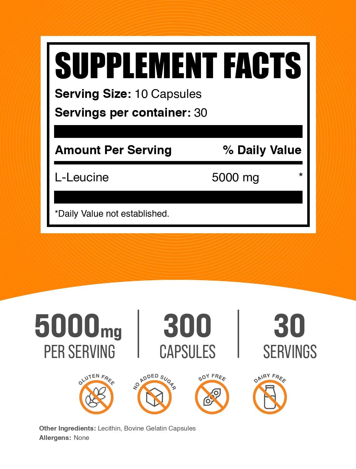 BulkSupplements cápsula en primer plano para ver textura y tamaño real