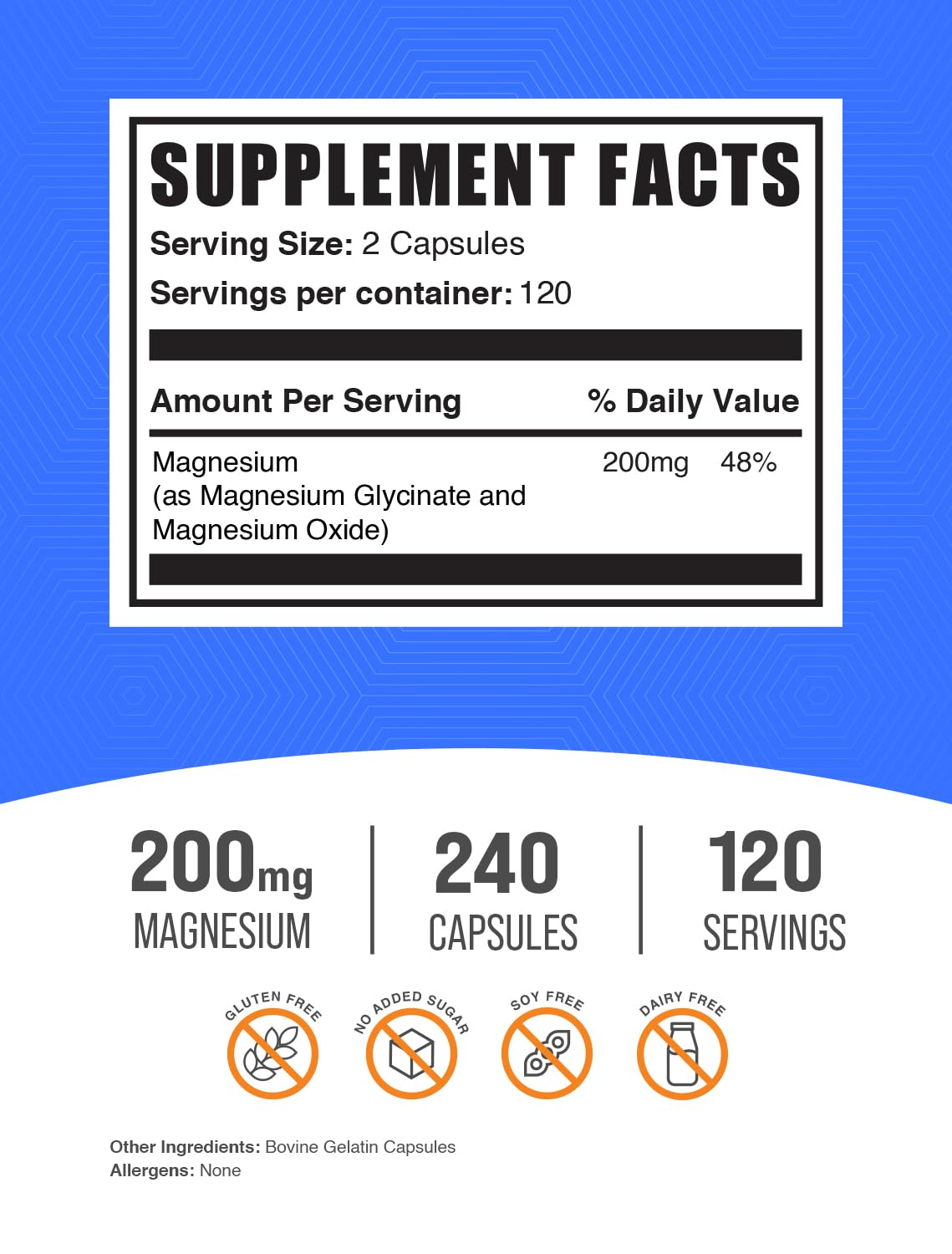 BulkSupplements cápsulas en primer plano mostrando textura y facilidad de tragar