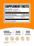 BulkSupplements cápsulas detalle de textura y tamaño para ingestión cómoda