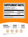 BulkSupplements cápsulas detalle de textura y acabado para confianza