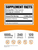 BulkSupplements cápsulas detalle textura y forma fácil de tragar