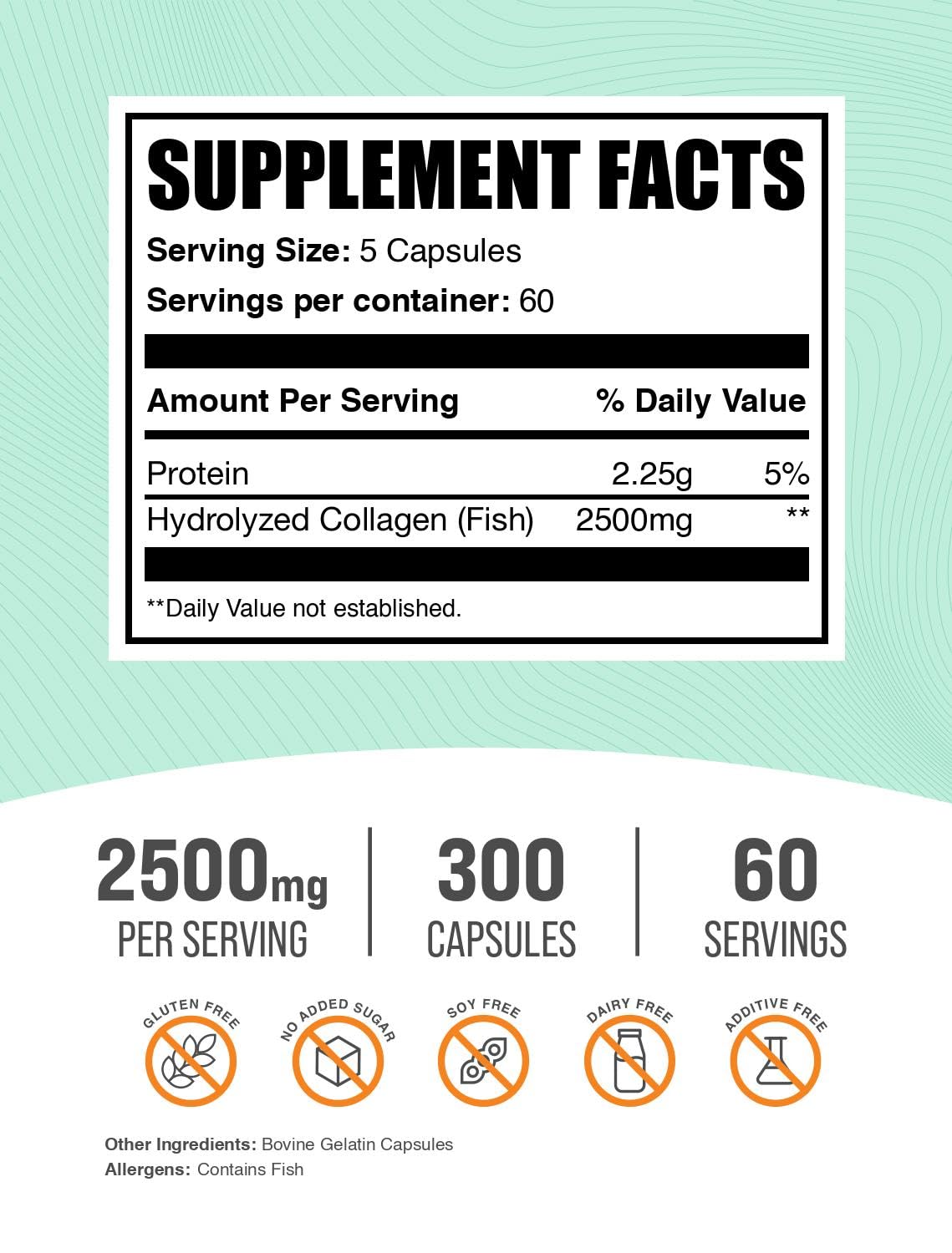 BulkSupplements primer plano de cápsulas para apreciar textura y tamaño
