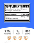 BulkSupplements primer plano de textura del polvo que facilita mezcla y dosificación