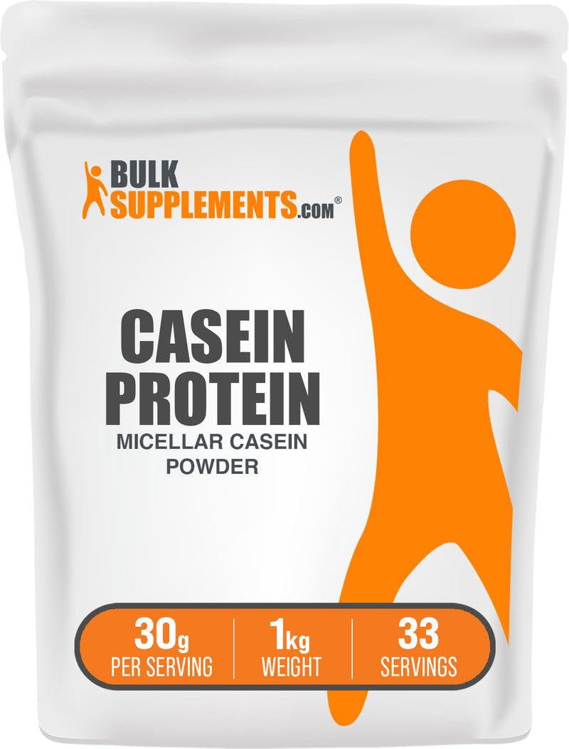 BulkSupplements envase frontal 1 kg mostrando marca y uso práctico