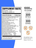 BulkSupplements softgel en primer plano destacando textura y fácil de tragar