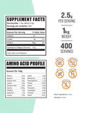 BulkSupplements textura en polvo del colágeno porcíno, fácil disolución visible