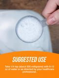 BulkSupplements comparación de tamaño del envase para evaluar duración del suministro