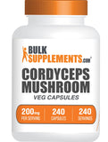 BulkSupplements frasco frontal mostrando 240 cápsulas y claridad de etiquetado