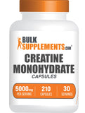 BulkSupplements envase frontal mostrando 210 cápsulas y dosis clara