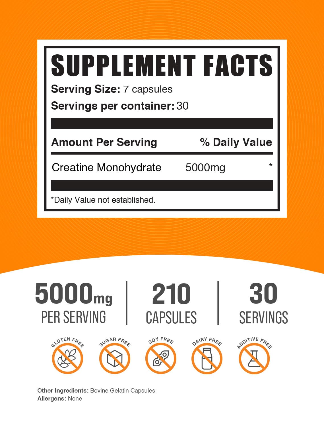 BulkSupplements cápsulas vista cercana enfatizando pureza y micronizado