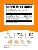 BulkSupplements textura micronizada del polvo para mejor mezcla