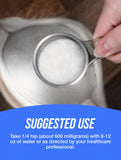BulkSupplements cuchara dosificadora con porción de 600 mg para control exacto de dosis