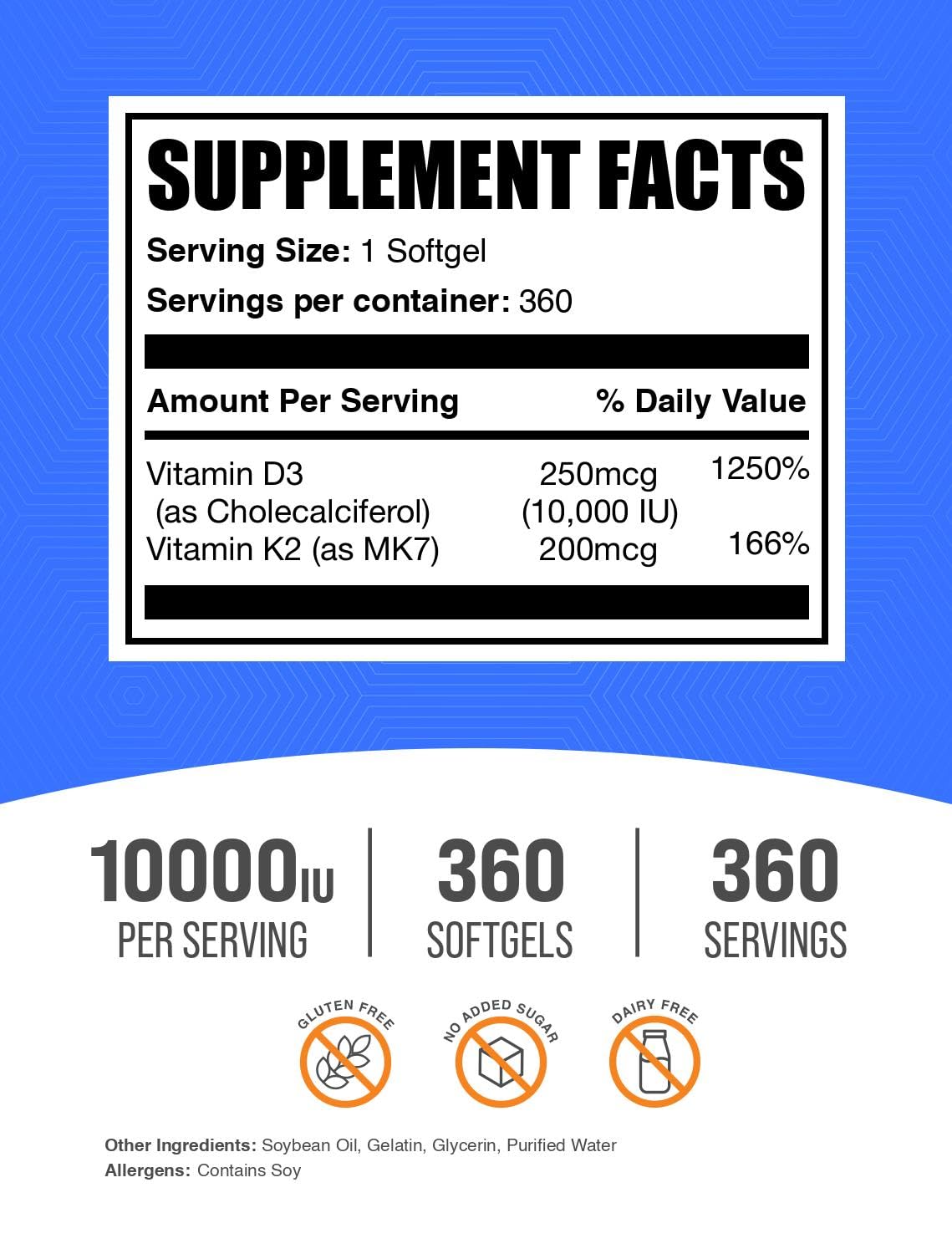 BulkSupplements primer plano de cápsula blanda mostrando textura y facilidad de tragar