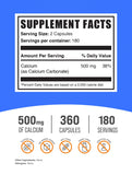 BulkSupplements primer plano de cápsula muestra textura y forma fácil de tragar