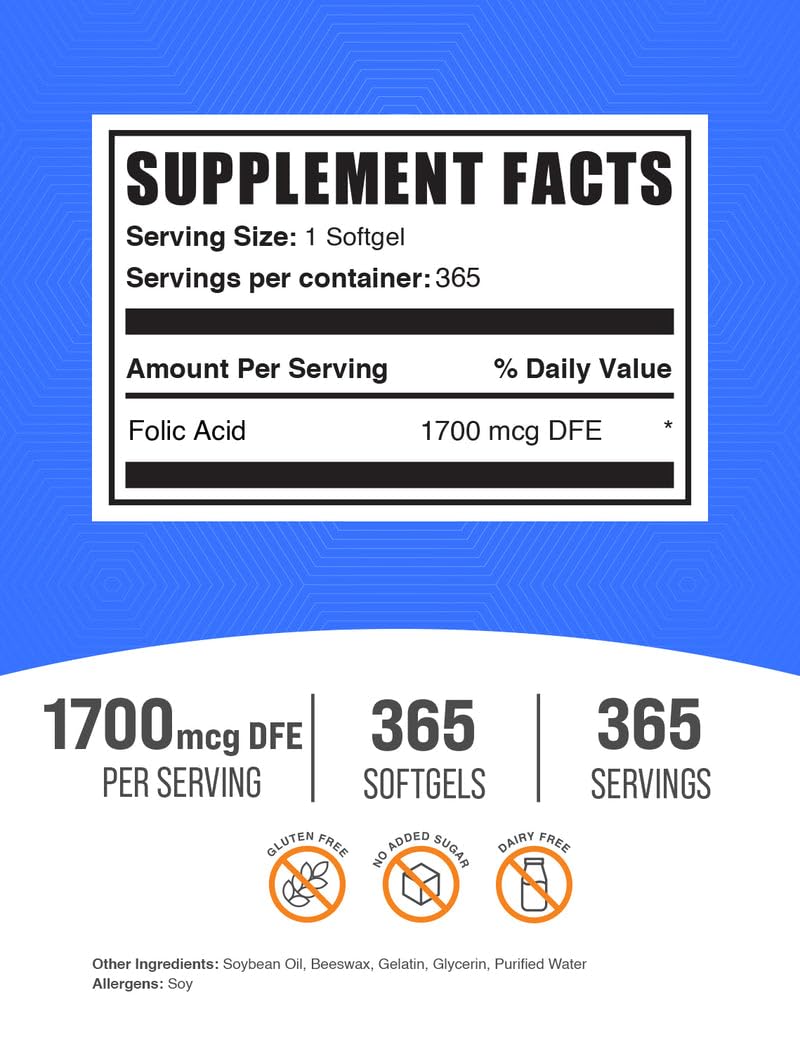 BulkSupplements primer plano de softgel brillante que facilita la deglución