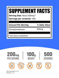 BulkSupplements textura en polvo DIM primer plano para mezcla y dosificación