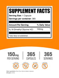 BulkSupplements primer plano de cápsulas DMG HCl mostrando textura limpia