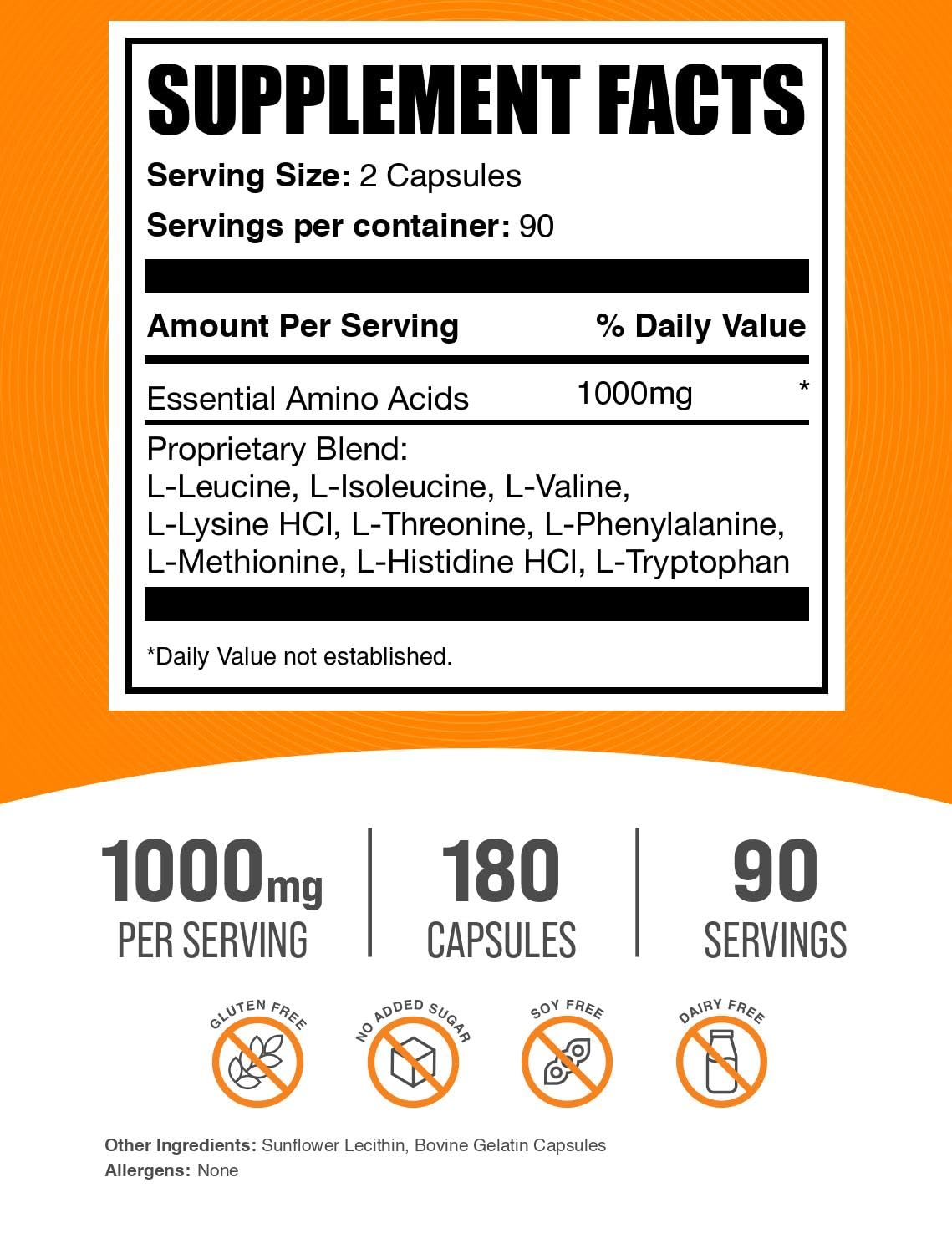 BulkSupplements cápsulas en mano mostrando la dosis cómoda y portable