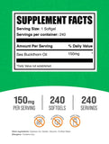 BulkSupplements detalle de cápsula blanda mostrando textura y pureza