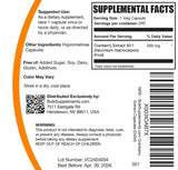 BulkSupplements etiqueta nutricional en detalle, información transparente