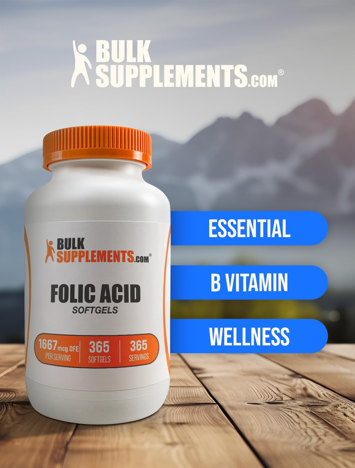 BulkSupplements etiqueta con información nutricional y pruebas de calidad