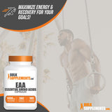 BulkSupplements etiqueta con información nutricional y garantía de calidad