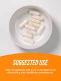 BulkSupplements detalle de etiqueta nutricional que garantiza pureza