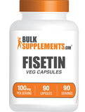 BulkSupplements frasco frontal del producto mostrando etiqueta clara y ventaja de dosificación