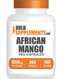 BulkSupplements frasco frontal de African Mango Extract muestra claridad de ingredientes