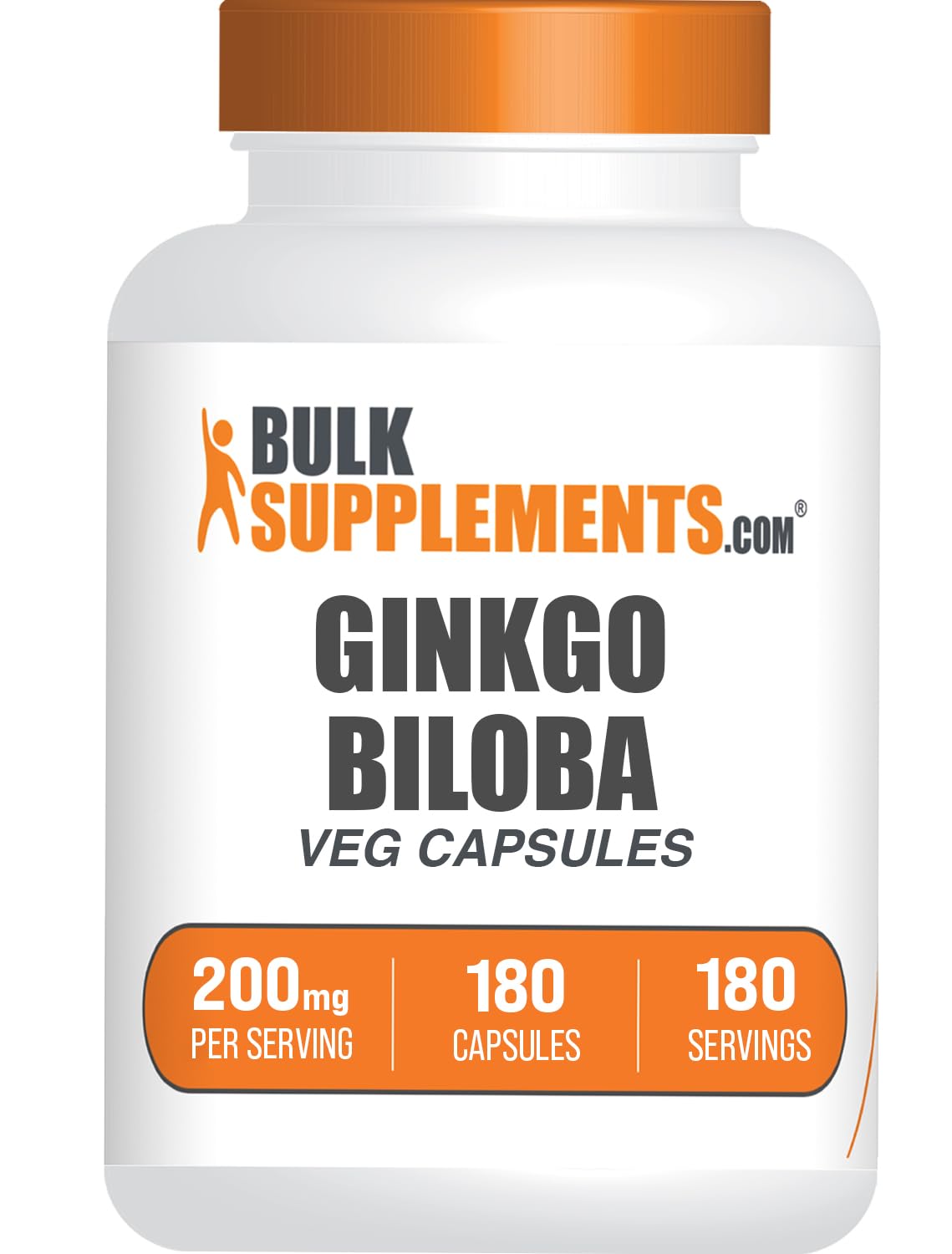 BulkSupplements envase frontal con cápsulas y descripción clara