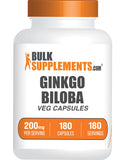 BulkSupplements envase frontal con cápsulas y descripción clara