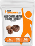 BulkSupplements frente del empaque mostrando bolsa de 250 g y claridad de la marca