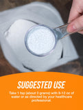 BulkSupplements comparativa de tamaño del envase para almacenamiento conveniente