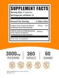 BulkSupplements primer plano de cápsulas de HMB que muestra textura y calidad