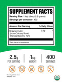BulkSupplements polvo de inulina textura fina, mezcla rápida en bebidas