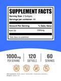 BulkSupplements primer plano de cápsula blanda para ver textura y facilidad de ingesta