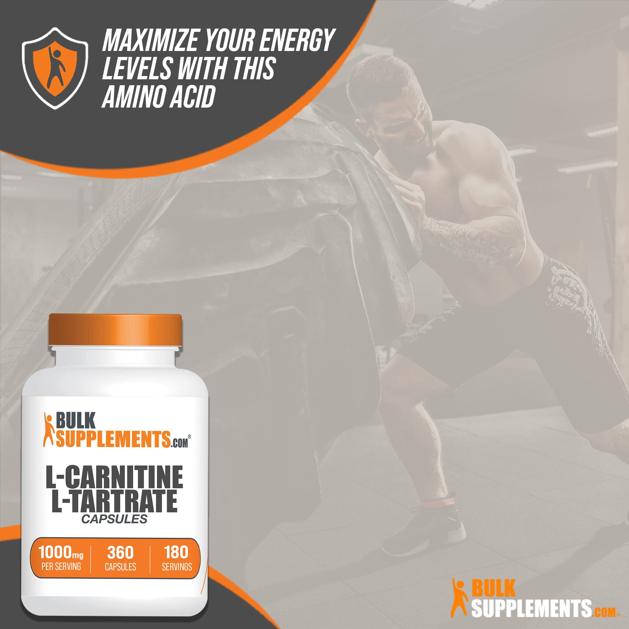 BulkSupplements envase abierto mostrando cápsulas accesibles y dosificación