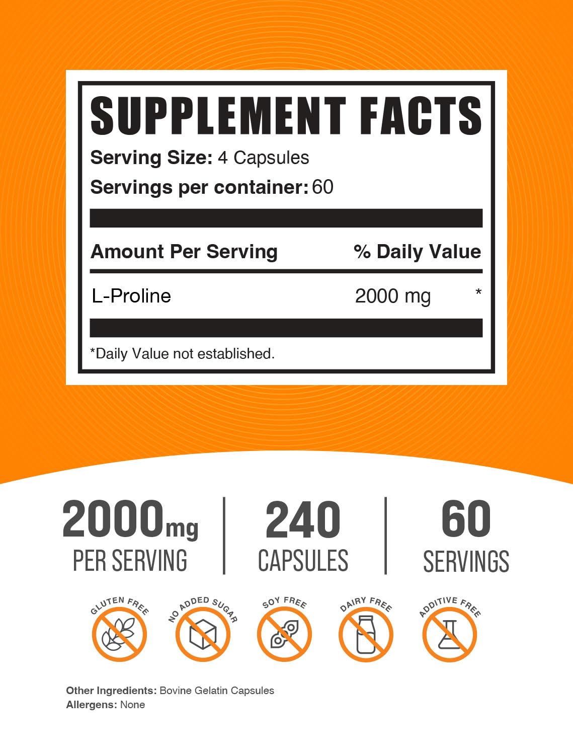 BulkSupplements cápsulas en mano para una toma fácil y dosificada