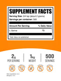 BulkSupplements detalle de textura en polvo fácil de disolver